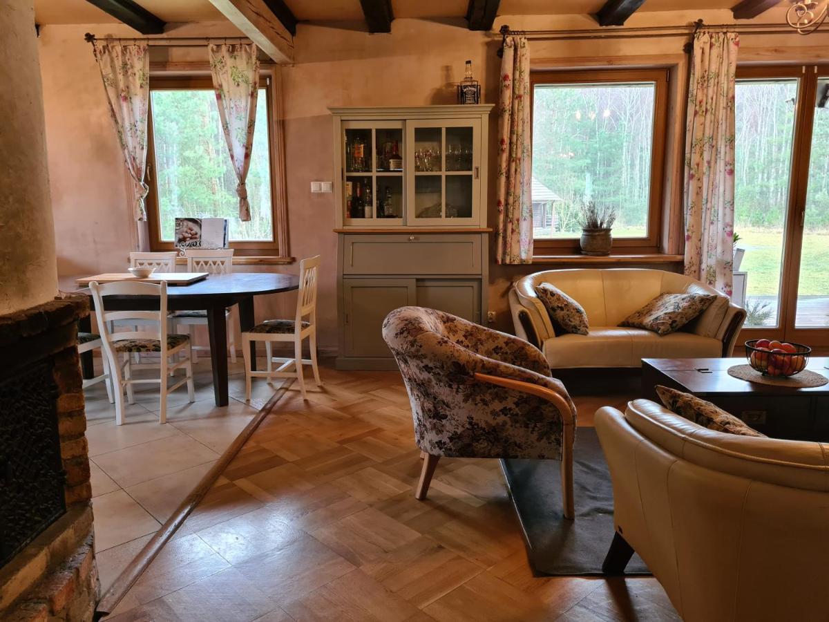 Dworek Ogrodniki, Caloroczny Dom Na Wylacznosc, Basen, Sauna, Las, Staw Rybny, Altana Grillowa, Ognisko, Pianino, Kominek, Piec Chlebowy, Duza Ogrodzona Posesja Tuczna Екстериор снимка