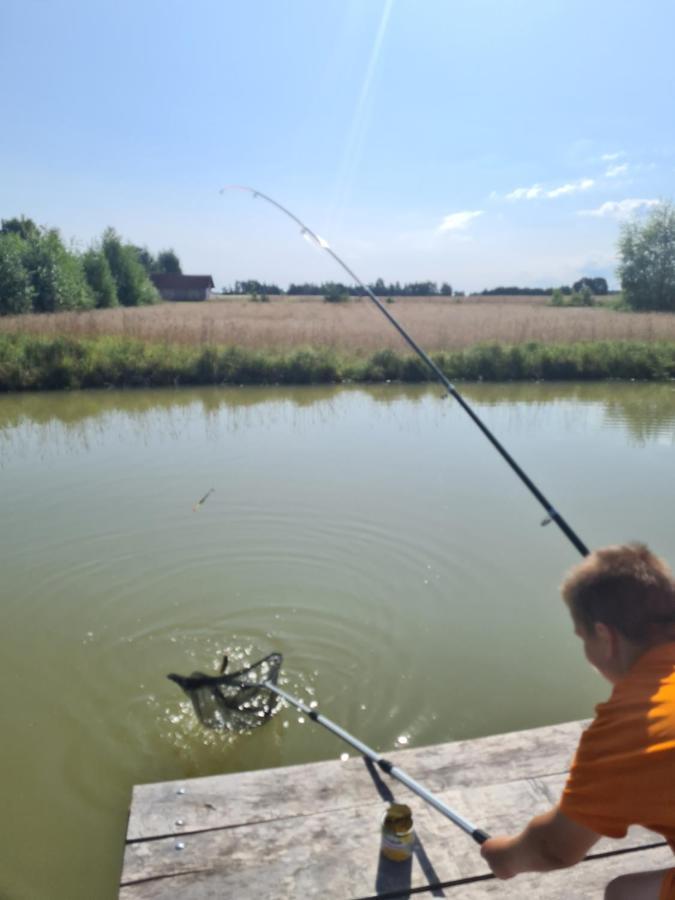 Dworek Ogrodniki, Caloroczny Dom Na Wylacznosc, Basen, Sauna, Las, Staw Rybny, Altana Grillowa, Ognisko, Pianino, Kominek, Piec Chlebowy, Duza Ogrodzona Posesja Tuczna Екстериор снимка