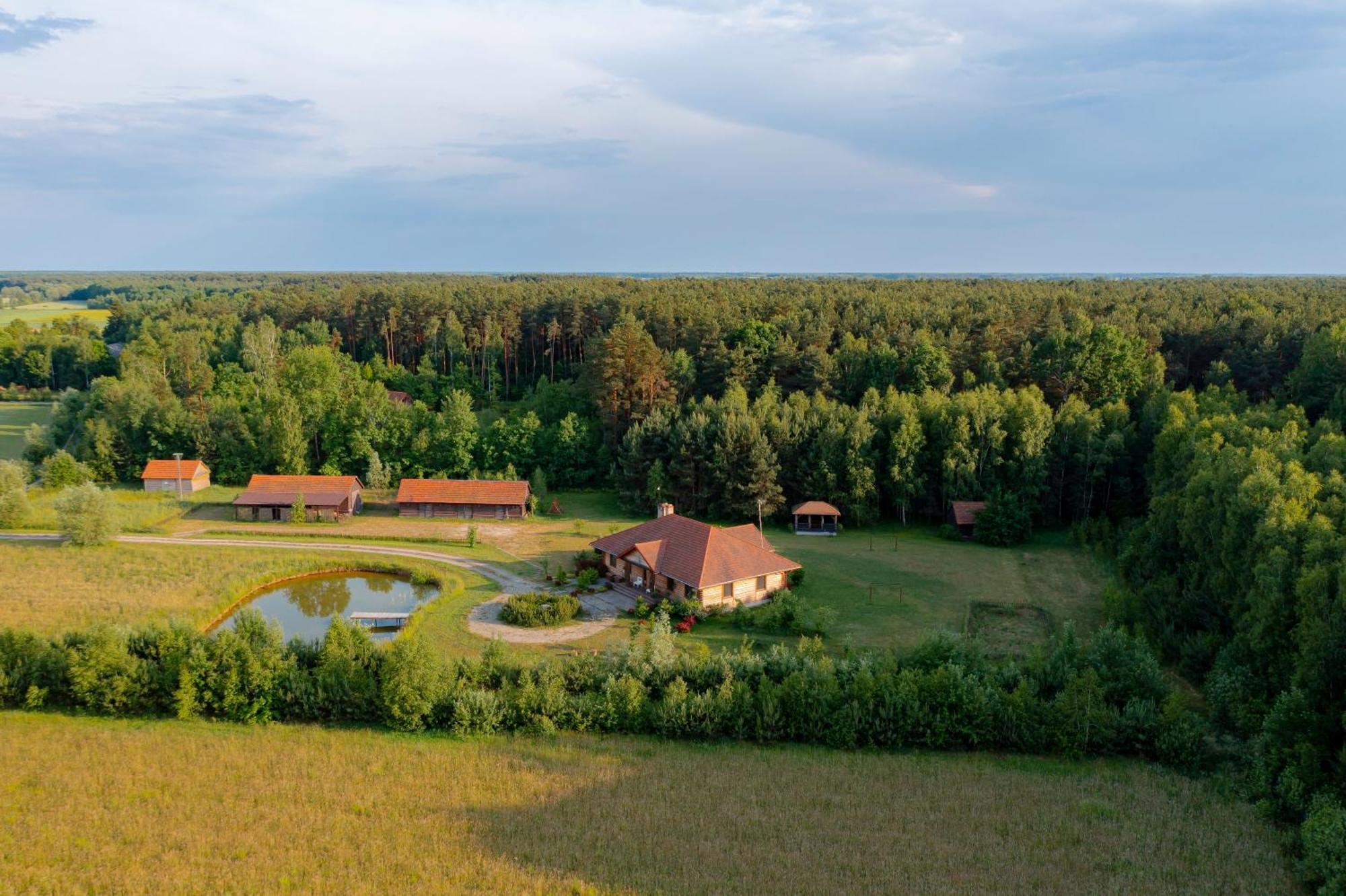 Dworek Ogrodniki, Caloroczny Dom Na Wylacznosc, Basen, Sauna, Las, Staw Rybny, Altana Grillowa, Ognisko, Pianino, Kominek, Piec Chlebowy, Duza Ogrodzona Posesja Tuczna Екстериор снимка